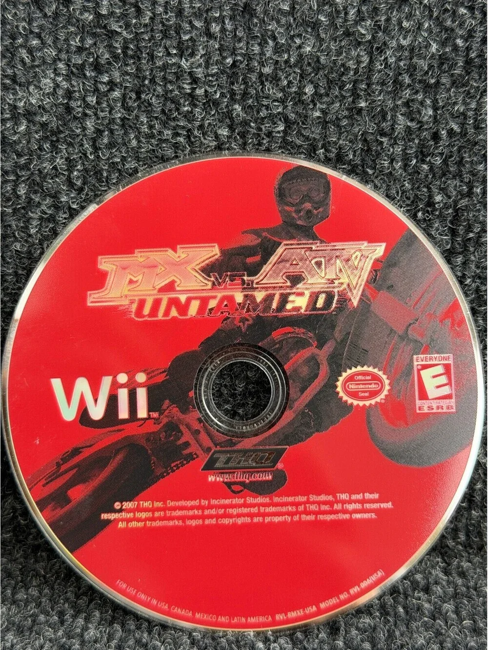 MX vs ATV Untamed Nintendo Wii Disc Only Tested Racing Game